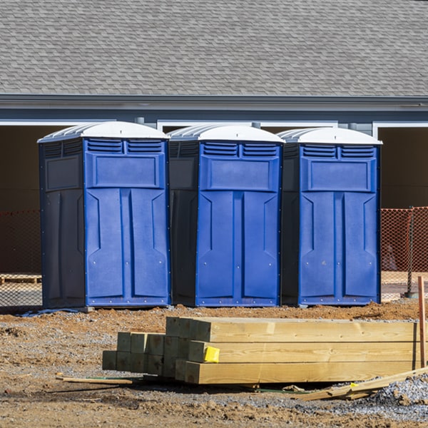 how do you ensure the porta potties are secure and safe from vandalism during an event in Brownton